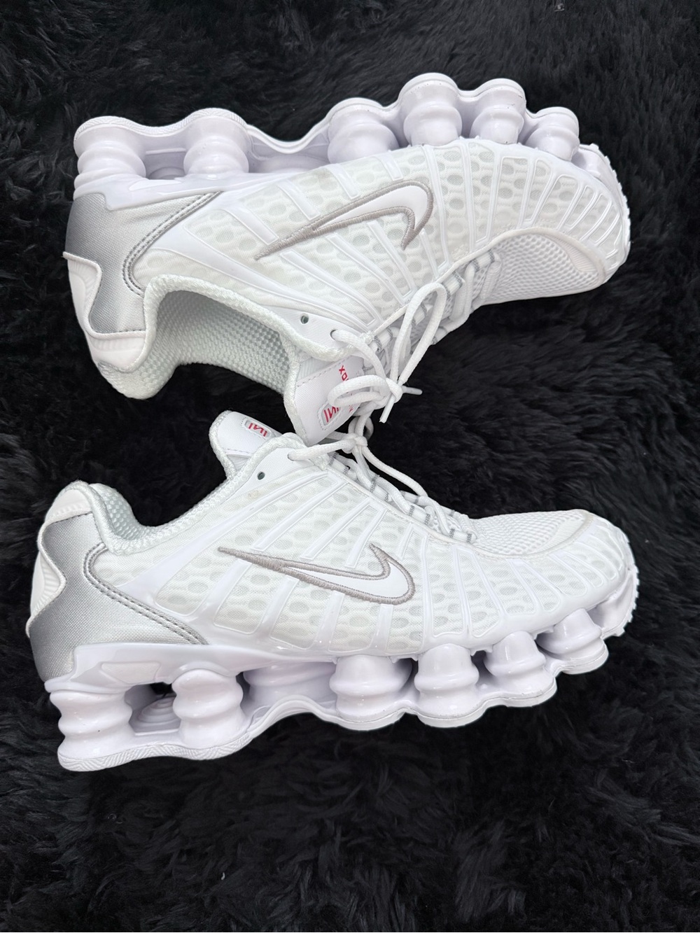 Nike Women’s White & Silver Rebound Running Sneakers size 8 in women 6.5Y unisex - Picture 2 of 12